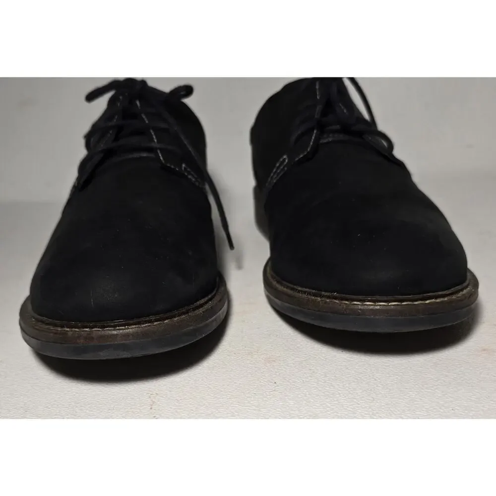 Naot Chief Oxford Shoes Black Nubuck Leather Mens 9.5/10 EU 43 Business Casual